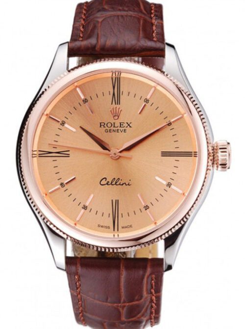 Rolex Cellini 40mm Orange Dial 622840 Super Clone