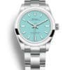 Rolex Oyster Perpetual Lady 31mm Turquoise Blue Dial