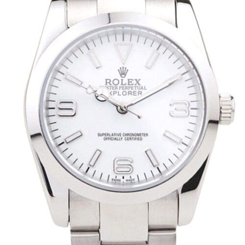 Rolex Explorer 37mm Silver Dial 98086 Super Clone