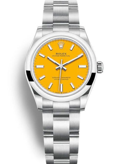 Rolex Oyster Perpetual Lady 31mm Yellow Dial