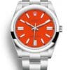 Rolex Oyster Perpetual Lady 36mm Coral Red Dial
