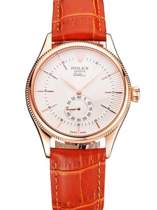Rolex Cellini 38mm White Dial REP016813 Super Clone