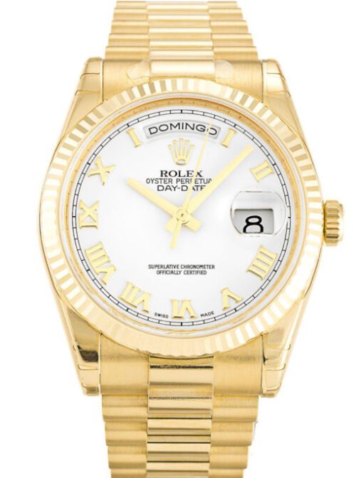 Rolex Day-Date 36mm White Dial 118238 Super Clone