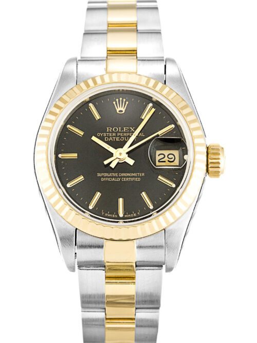 Rolex Lady-Datejust 26mm Black Dial 69173 Super Clone