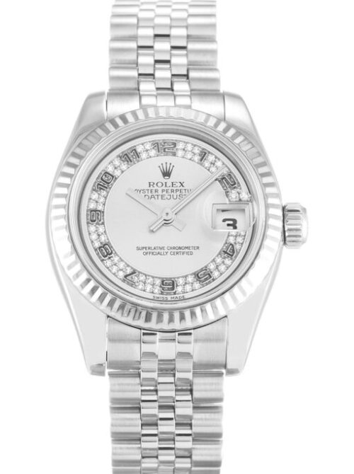 Rolex Lady-Datejust 26mm Silver Dial 179174 Super Clone