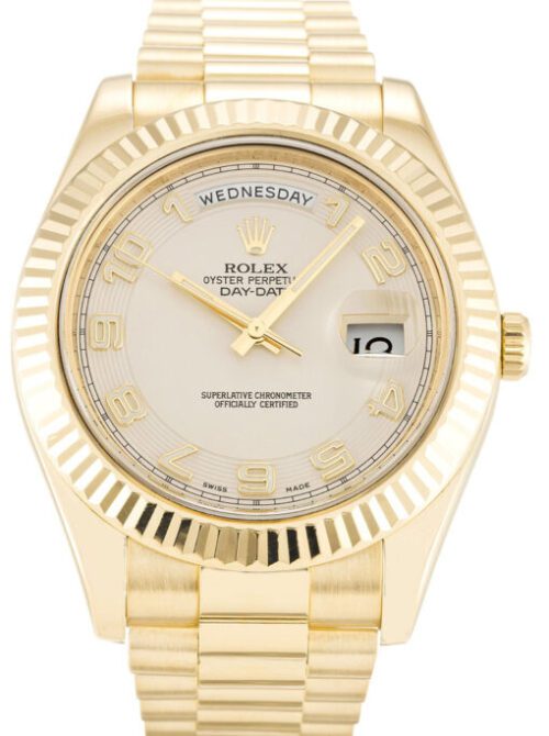 Rolex Day-Date II 41mm Ivory Dial 218238 Super Clone