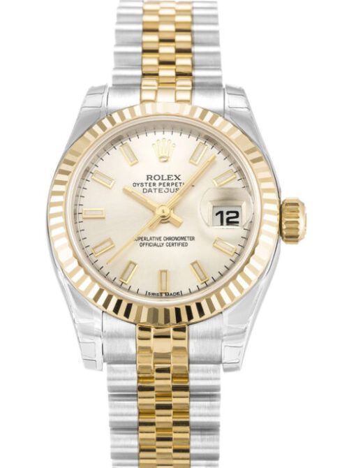 Rolex Lady-Datejust 26mm Silver Dial 179173-2 Super Clone