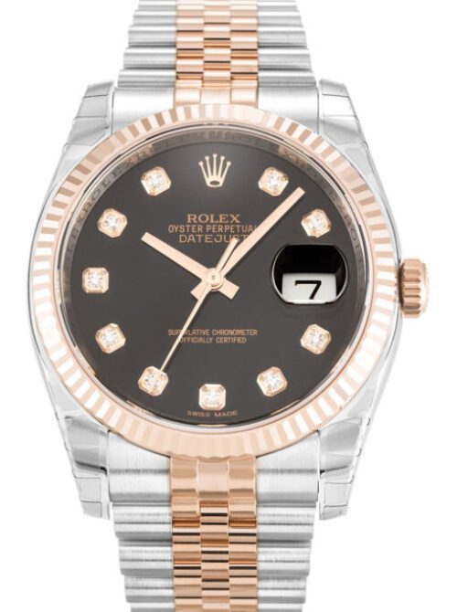 Rolex Datejust 36mm Black Dial 116231-3 Super Clone