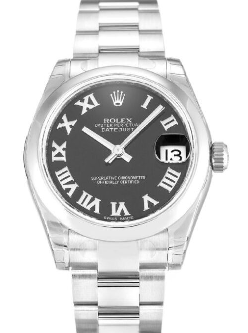 Rolex Lady-Datejust 31mm Black Dial 178240 Super Clone