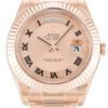 Rolex Day-Date II 41mm Rose Dial 218235 Super Clone