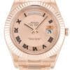 Rolex Day-Date II 41mm Rose Dial 218235 Super Clone