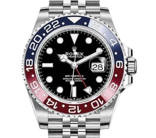 Rolex GMT Master II Black Dial Pepsi Super Clone 16710