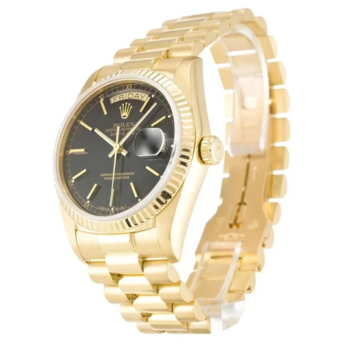 Rolex Day-Date 36mm Black Dial 18038 Super Clone - Image 2