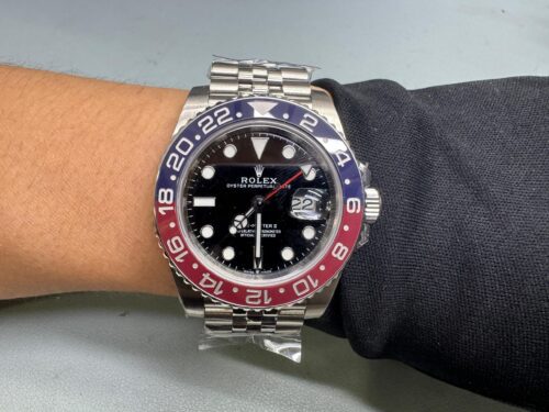 Rolex GMT Master II Black Dial Pepsi Super Clone 16710 - Image 5