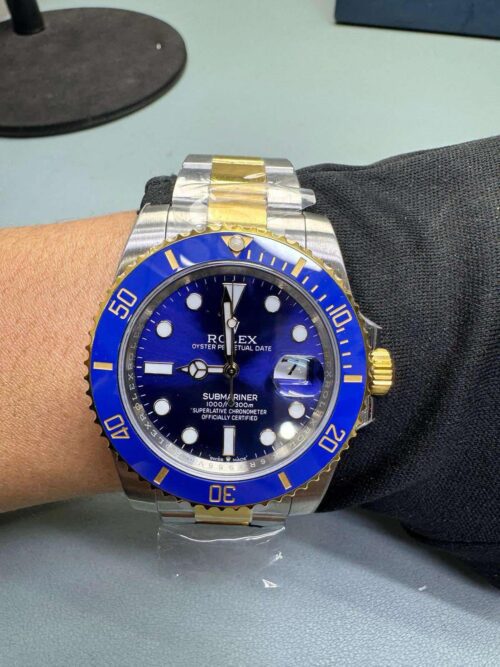 Rolex Submariner Blue Dial Super Clone 116613LB - Image 8