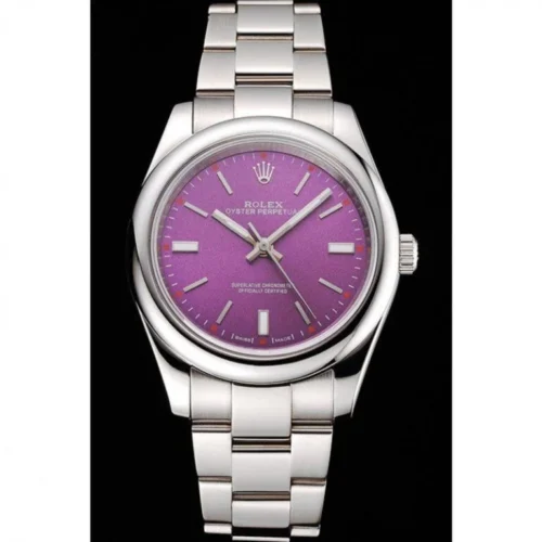 Rolex Oyster Perpetual Date 41mm Purple Dial - Image 3