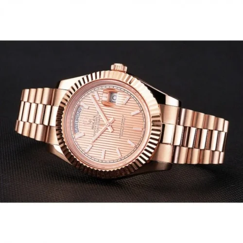 Rolex Day-Date 41mm Rose-Gold Dial REP016823 - Image 3