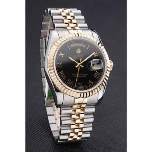 Rolex Day-Date 36mm Black Dial SRL78 Super Clone - Image 3