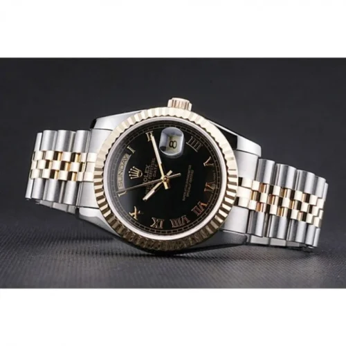 Rolex Day-Date 36mm Black Dial SRL78 Super Clone - Image 4