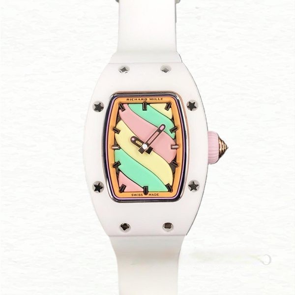 Richard Mille RM07-03 Ladies Automatic Candy Dial Ceramics Bezel