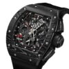 RICHARD MILLE RM11-02 AUTOMATIC FLYBACK CHRONOGRAPH DUAL TIME ZONE "JET BLACK" AMERICAS LIMITED EDITION - Image 3