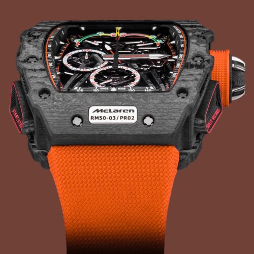 RICHARD MILLE RM50-03 TOURBILLON SPLIT-SECONDS CHRONOGRAPH MCLAREN F1 LIMITED EDITON - Image 3