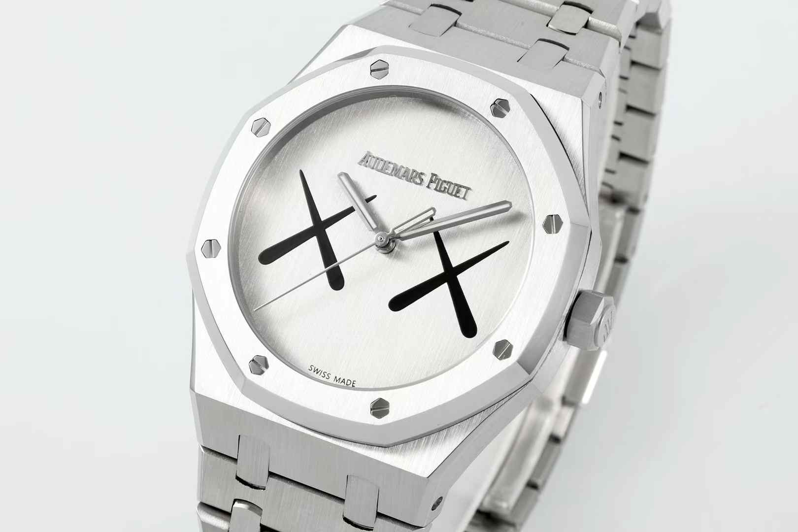 Royal Oak 41mm KAWS SS APSF 1:1 Best Edition White/XX Dial - Image 3