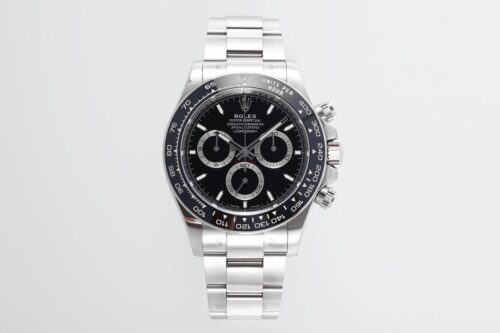 Daytona 126500 Black Dial on 904L Stainless Steel Bracelet