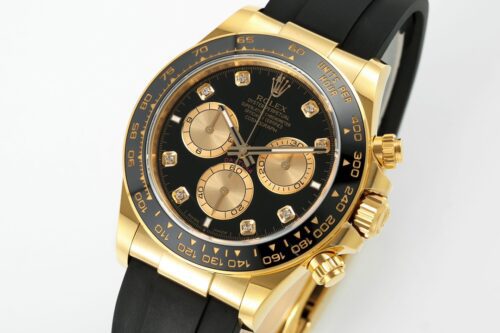 Daytona 126518 40mm Yellow Gold with Black/Diamond Dial  - Image 3