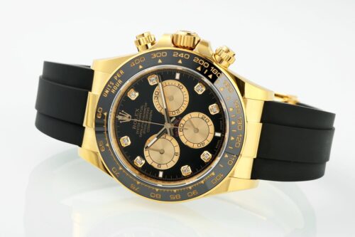 Daytona 126518 40mm Yellow Gold with Black/Diamond Dial  - Image 5