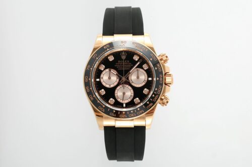 Daytona 126515 40mm Rose Gold with Black/Diamond Dial 