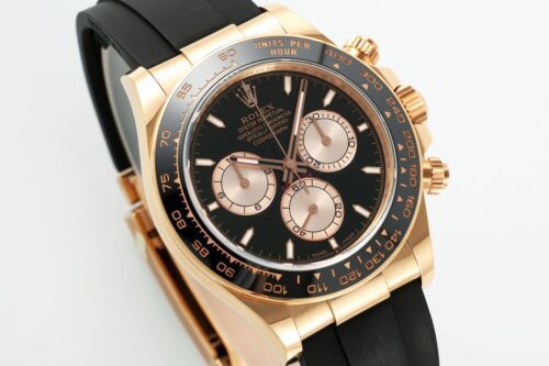 Daytona 126515 40mm Rose Gold/Rubber with Black Dial - Image 2