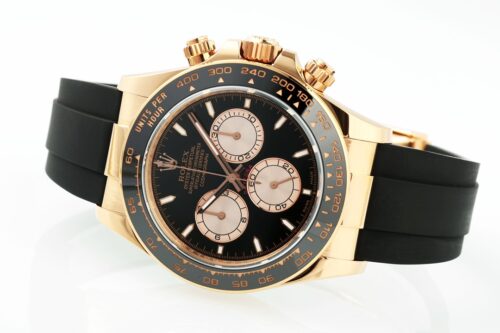 Daytona 126515 40mm Rose Gold/Rubber with Black Dial - Image 5