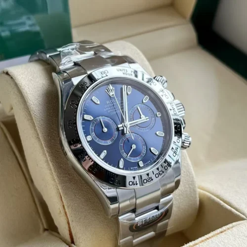 Rolex Cosmograph Daytona m116509 40mm Super Clone with Blue Dial - Image 2