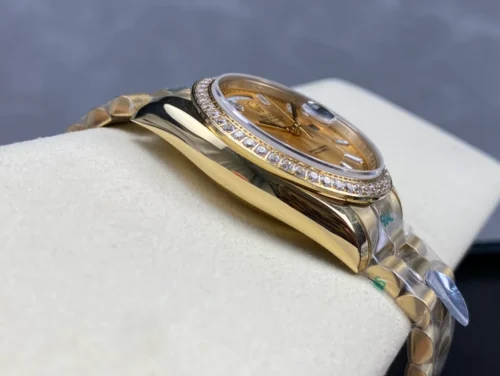 Rolex Day-Date 36mm Presidential Super Clone with Yellow Dial - Image 4