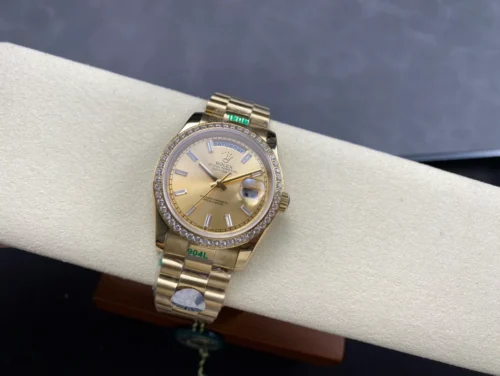 Rolex Day-Date 36mm Presidential Super Clone with Yellow Dial - Image 3