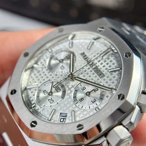 Royal Oak Chrono 26240ST 41mm SS/SS Silver Dial - Image 5