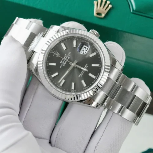 Rolex Datejust m126334 41mm Super Clone with Grey Dial - Image 3