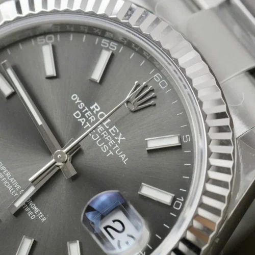 Rolex Datejust m126334 41mm Super Clone with Grey Dial - Image 4