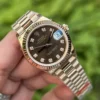 Rolex Datejust 31mm Stainless Steel Super Clone with Brown Dial - Image 3