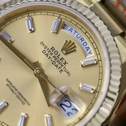 Rolex Day-Date 36mm Presidential Super Clone with Yellow Dial - Image 4