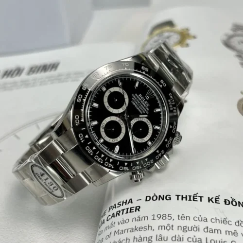 Daytona 126500 Black Dial on 904L Stainless Steel Bracelet - Image 2
