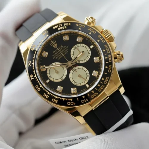 Daytona 126518 40mm Yellow Gold with Black/Diamond Dial  - Image 2