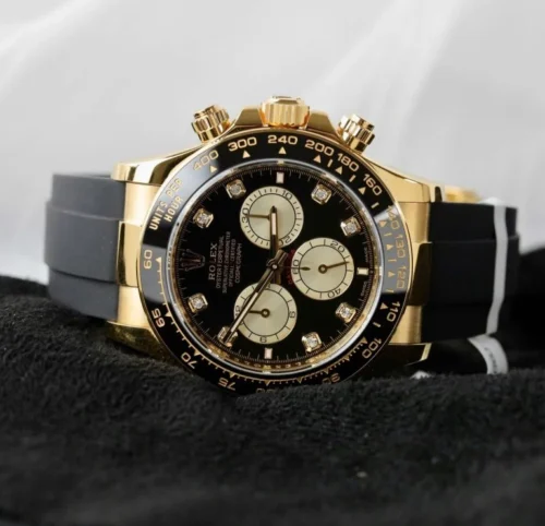 Daytona 126518 40mm Yellow Gold with Black/Diamond Dial  - Image 4