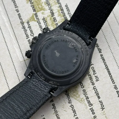 Rolex Daytona Carbon Fiber 40mm Super Clone with 4130 Movement - Image 4