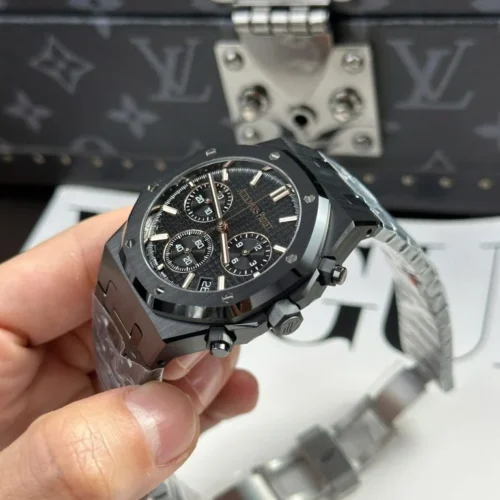 Royal Oak Chrono 26240CE 41mm Ceramic/Cer Black Dial - Image 3