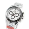 Daytona 126500 White Dial on 904L Stainless Steel Bracelet - Image 6
