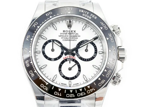 Daytona 126500 White Dial on 904L Stainless Steel Bracelet - Image 2