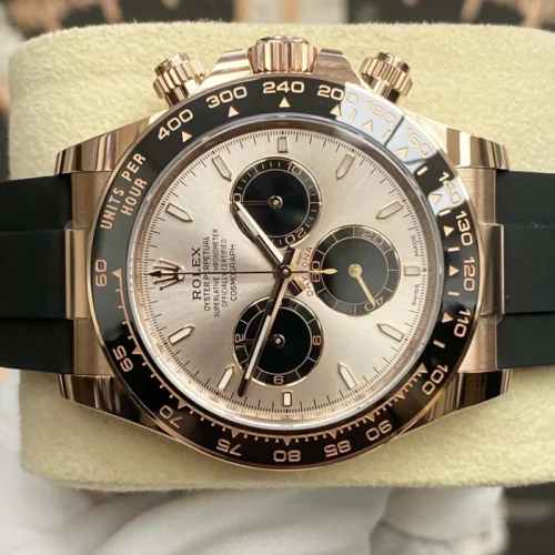 Daytona 126515 40mm Rose Gold/Rubber with Rose Gold Dial  - Image 3