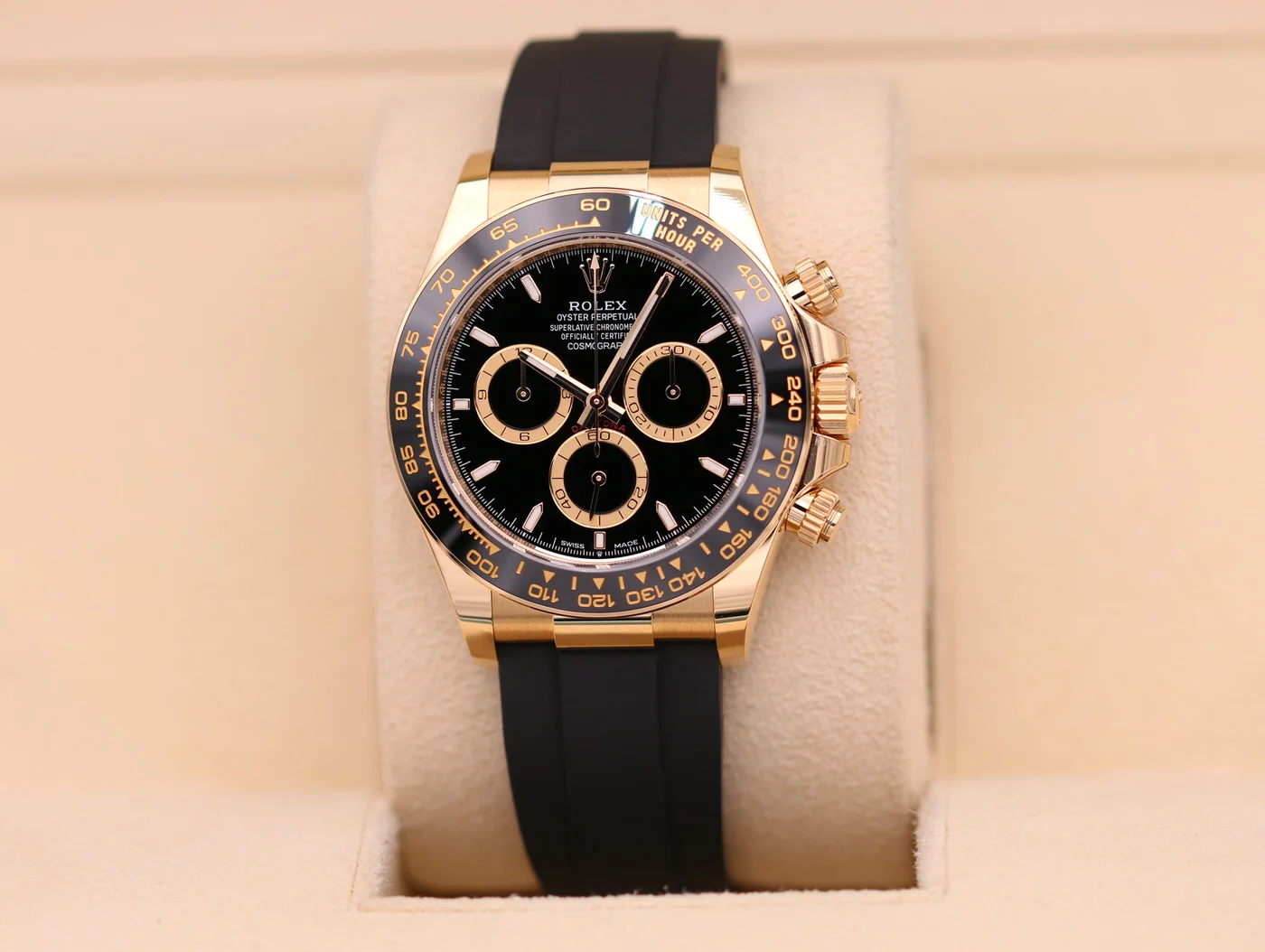 Daytona 126518 Black/Yellow Gold Dial